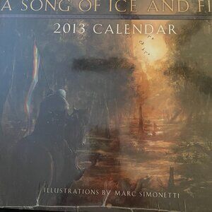 A Song of Ice and Fire, 2013 Wall Calendar